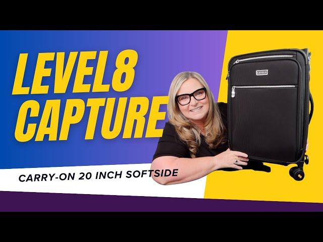 Level 8 Capture  20-inch Carry-On Soft sided Luggage