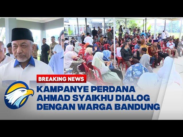 BREAKING NEWS - Kampanye Perdana, Syaikhu-Ilham Berdialog dengan Warga Bandung