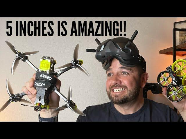 FPV Beginner: Flying a 5inch Freestyle Drone for the first time - GEPRC Mark5