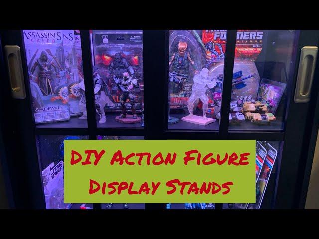 DIY Easy & Cheap Action Figure Display Stands EXAMPLES