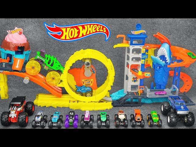 Hot Wheels Collection Unboxing Toy Review ASMR | Hot Wheels City Downtown Ice Cream Swirl