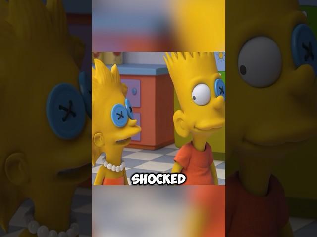 Lisa has buttons sewn into her eyes#anime#the Simpsons #Ghost Mother#shorts