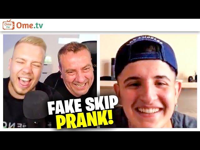 FAKE SKIP PRANK!! OME.TV mit Papa!