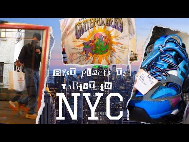 TOP 5 BEST THIFT SHOPS IN NEW YORK CITY! (Archive, Vintage, & Streetwear)