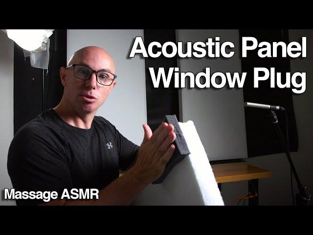 ASMR Recording Room Tour Acoustic Upgrades - Window Plug Sound Proof & Acoustic Panels