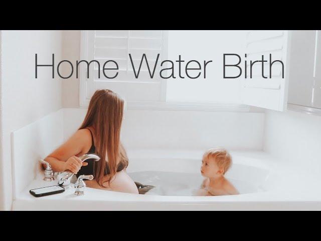 HOME WATER BIRTH VLOG *EMOTIONAL*