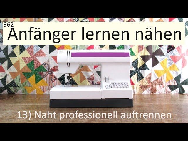 13 Unpick machine seams like a pro #Video362