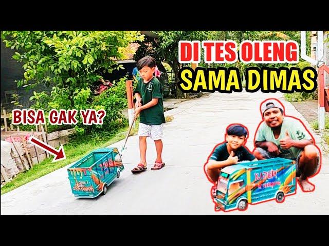 Dimas Tes Oleng Truk Miniatur Kaper Mutermuter‼️ Kira-kira Bisa Nggak Ya??