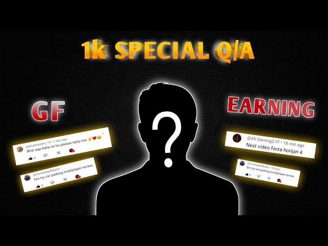 1K SPECIAL Q/A VIDEO | BINDASS GAMER