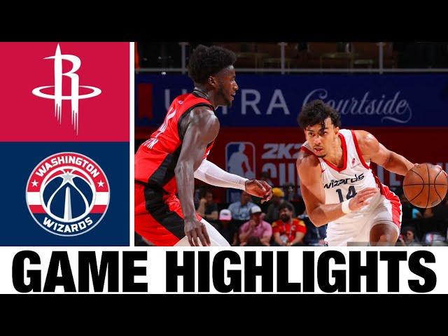 Houston Rockets vs Washington Wizards FULL GAME Highlights | 2024 NBA Summer League