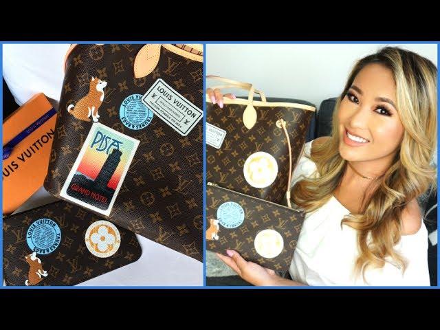 CUSTOM LOUIS VUITTON MY WORLD TOUR NEVERFULL MM REVEAL + STORY  | hollyannaeree