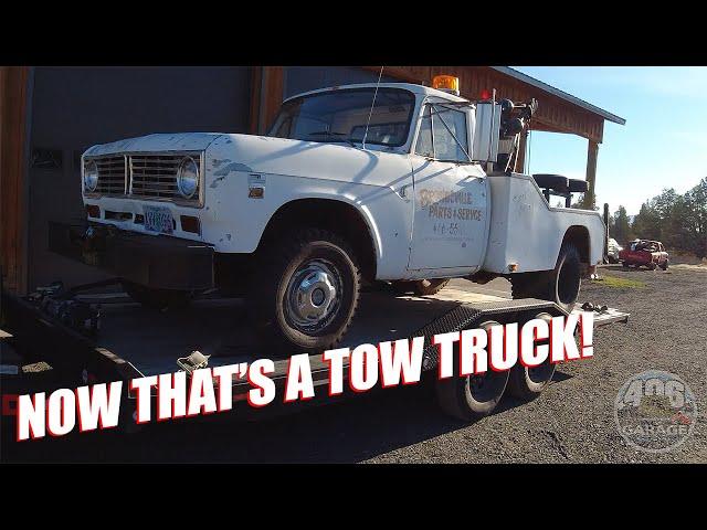 Binder Finder: 1973 D1210 , one owner, off road Tow Truck OF MY DREAMS!