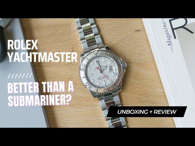 Rolex Yachtmaster 16622 is the perfect anti-dive luxury watch - Unboxing + Review!