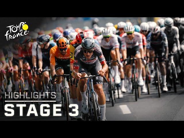 Tour de France 2024, Stage 3 | EXTENDED HIGHLIGHTS | 7/1/2024 | Cycling on NBC Sports