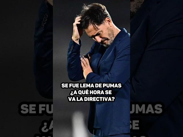 Gustavo Lema, fuera de Pumas: ¿Y la directiva cuándo?  | #LigaMX