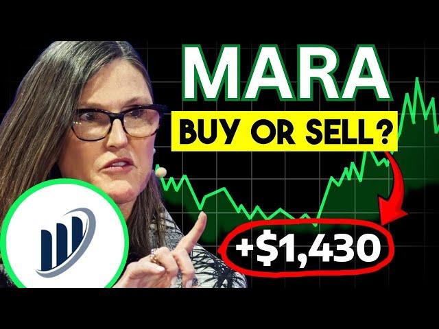 MARA Stock MONDAY CRAZY! (buying time?) MARA Holdings stock analysis broker review