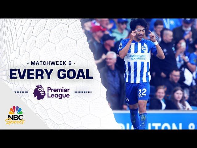 Every Premier League goal from Matchweek 6 (2023-24) | NBC Sports