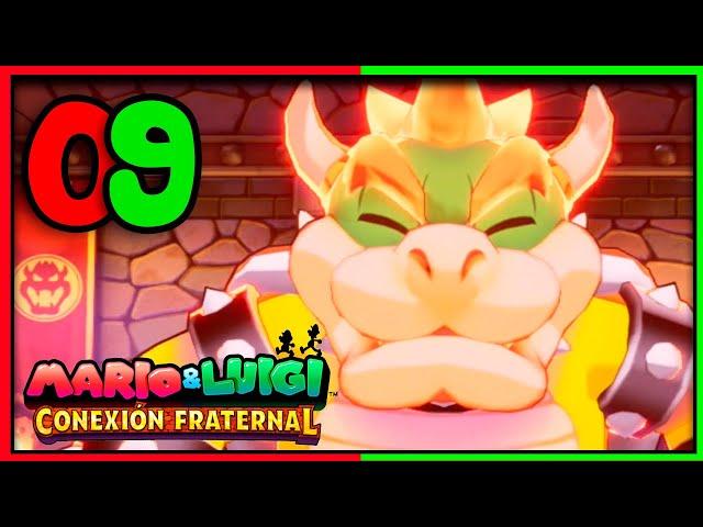 MARIO & LUIGI: CONEXIÓN FRATERNALPARTE 9 "NO HAY MEJOR JEFAZO QUE BOWSER" GUÍA 100% EN ESPAÑOL