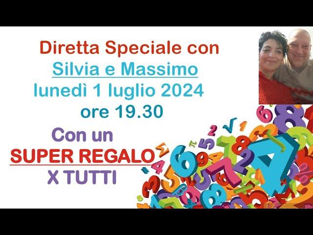 Diretta insieme a Silvia con un Super Regalo x tutti e una Previsione Super con il 90