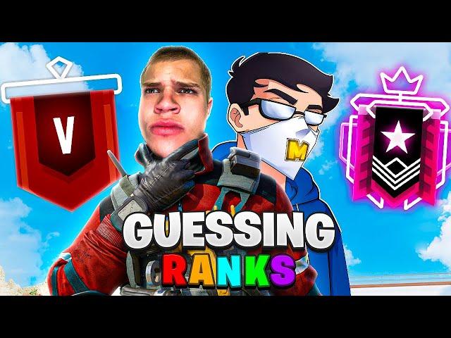 Jynxzi & Marley Guess YOUR Rank (Rainbow Six Siege)