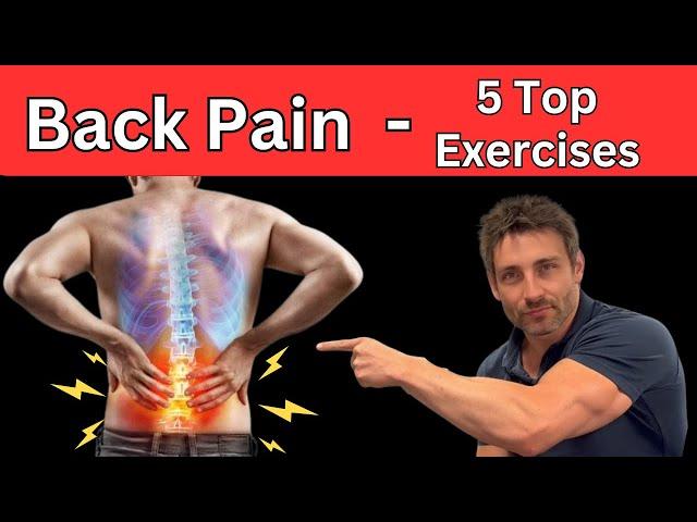 5 Top Low Back Pain Exercises You MUST Do!