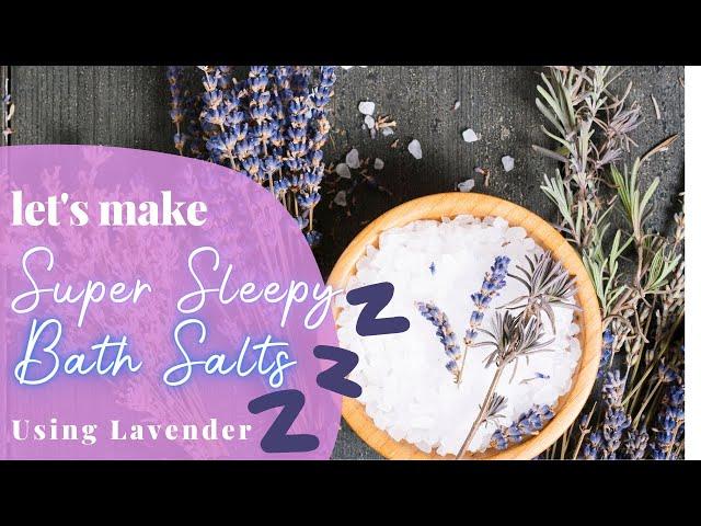 How To Make Aromatherapy Bath Salts!🪻