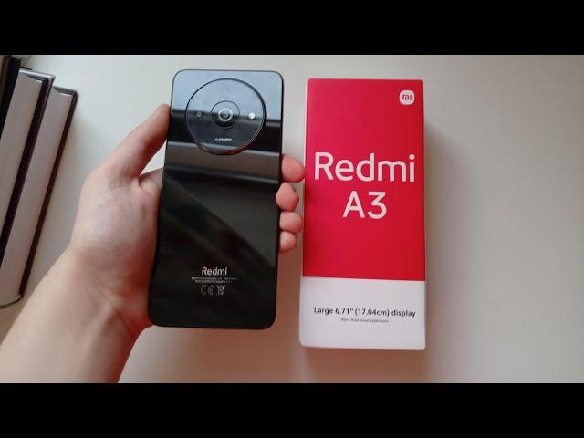 Redmi A3. Ультрабюджетник с задним флагманским дизайном.