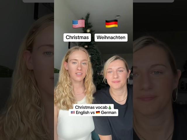  vs  Christmas vocab #german #deutsch #learninggerman #deutschlernen #learningenglish