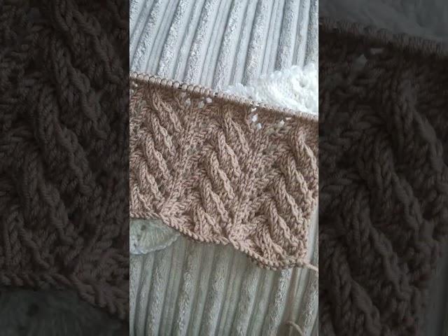 #вязание #узорспицами #вязаниеспицами #ажурныйузор #knitting #knit #knittingpattern #пряжа
