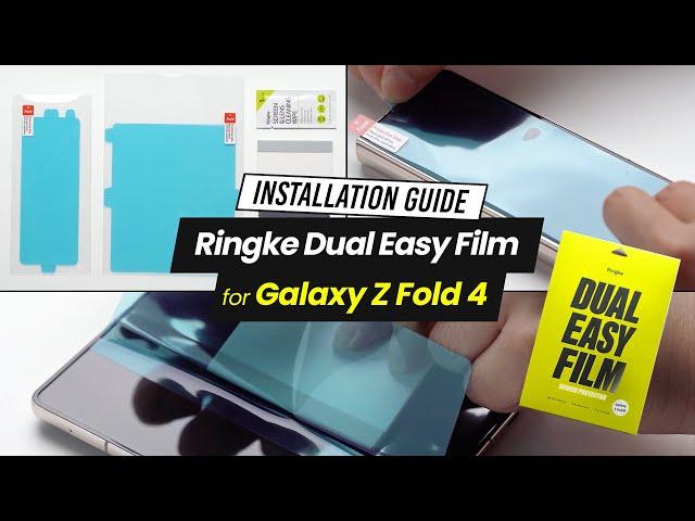 Galaxy Z Fold 4 (2022) | Ringke Dual Easy Film - Installation Guide