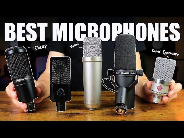 BEST MICROPHONES FOR VOCALS (2021) | Neumann TLM 102, Shure SM7B, Rode NT1-A & Audio Technica AT2020