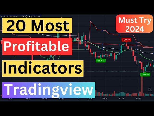 20 Best Tradingview Indicators 2024 | Most Profitable Tradingview Indicator| Best Buy Sell Indicator