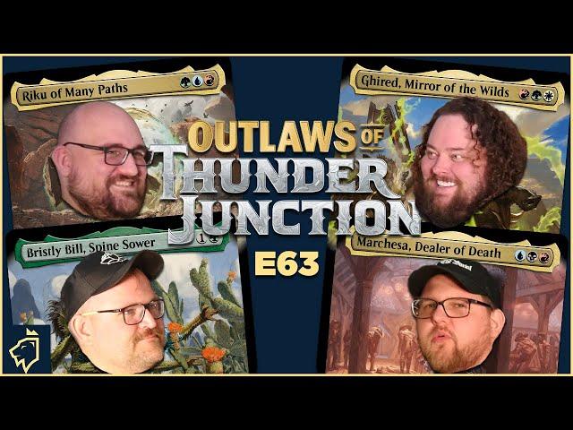 Riku vs Ghired vs Marchesa vs Bristly Bill | Outlaws of Thunder Junction Commander Gameplay | E63