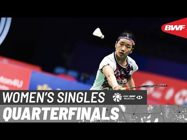 LI-NING China Masters 2024 | An Se Young (KOR) [1] vs. Zhang Yi Man (CHN) | QF