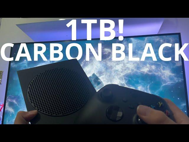 XBOX Series S CARBON BLACK EDTION (Unboxing + First Impressions)