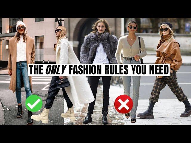 3 Fashion Rules EVERYONE should Follow | How To Look Good ANYWHERE