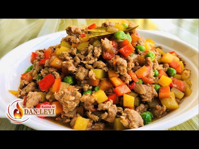 QUICK AND EASY TO COOK GINISANG PORK GINILING RECIPE | GINILING NA BABOY RECIPE