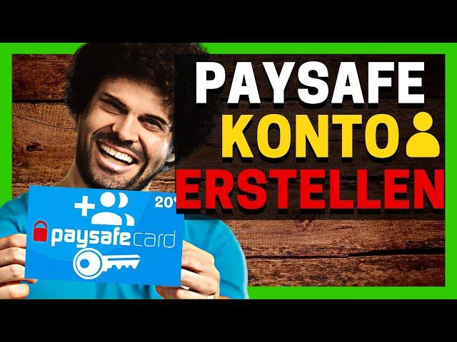 Paysafecard Konto erstellen + anmelden und einrichten!