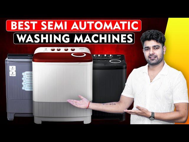 5 BEST Semi Automatic Washing Machines of 2024  LG, Samsung, Godrej & Whirlpool Washing Machine