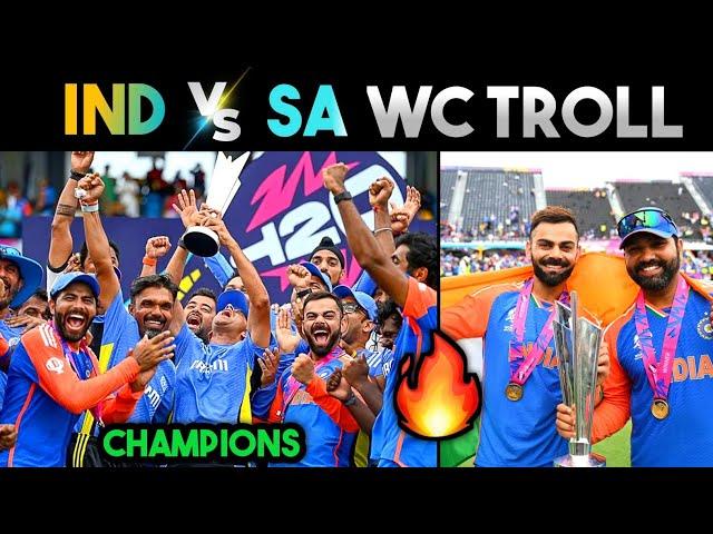 IND VS SA T20WC FINAL TROLLS  | T20WC 2024 | VIRAT KOHLI HARDIK BUMRAH HITMAN | CRICKET TROLLS