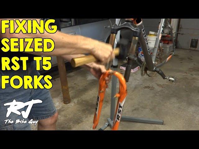 Repairing Rusted Seized RST Gila T5 Fork/Shocks