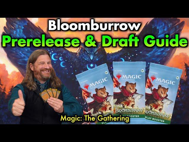 The Complete Guide To Bloomburrow Prerelease and Draft | Magic: The Gathering Deck Building