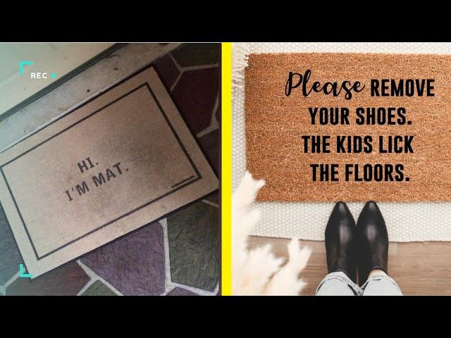 NEW!!! Hilarious Doormats: Welcome Signs That Will Make You LOL!