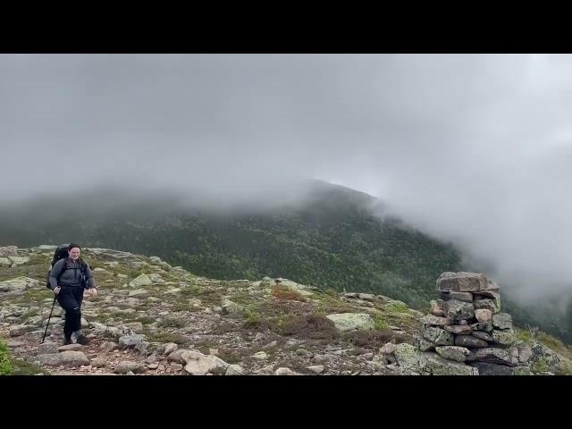 Approaching Bondcliff (from Mt Bond to the north) with Redline Guide Arlette "Apple Pie" Laan