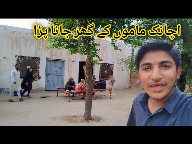 achanak mamu ke Ghar Jana pada village life Punjabi family village family Hassan family vlogs