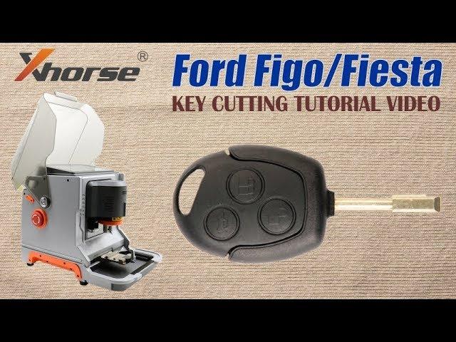 Ford Figo, Fiesta (tibbe) Key Cutting done on Condor XC-Mini