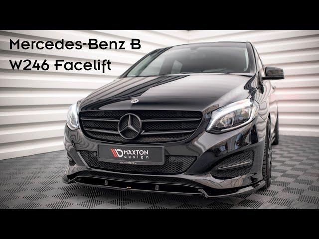 Mercedes-Benz B W246 Facelift | Maxton Design Splitter Set | Presentation #184