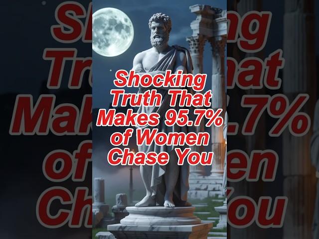 The Shocking Truth That Makes 95.7% of Women Chase You #stoicismphilosophy #stoicwisdom
