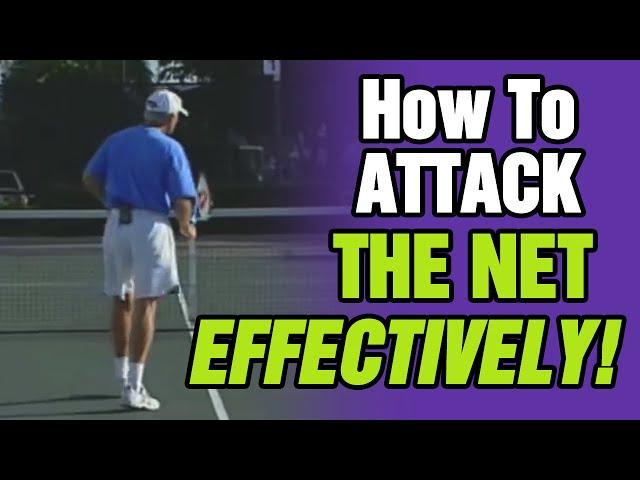 Tennis - How To Attack The Net Effectively | Tom Avery Tennis 239.592.5920