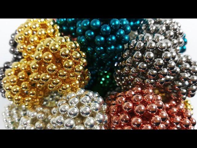 4800 Magnetic Balls Sculpture, a Ball of Balls of Neoballs | Magnetic Games